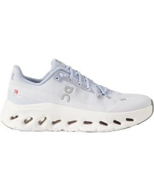 On Shoes Stretch Recycled-Knit Sneakers - White