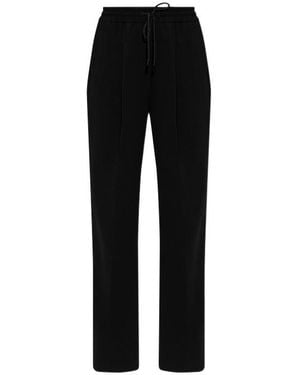 MICHAEL Michael Kors Michael Kors Pleated Track Trousers - Black
