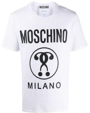 Moschino Question Mark Logo T-Shirt - White