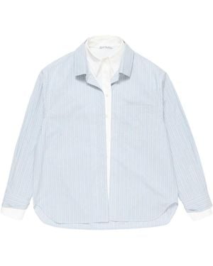 Acne Studios Layered Button-Up Shirt - Blue