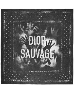 Dior Logo Scarf - Black