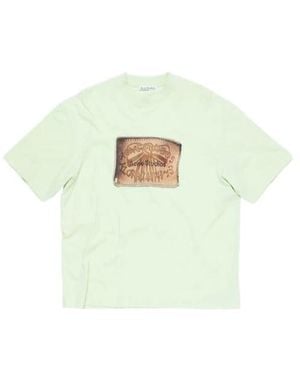 Acne Studios Logo T-Shirt - Green