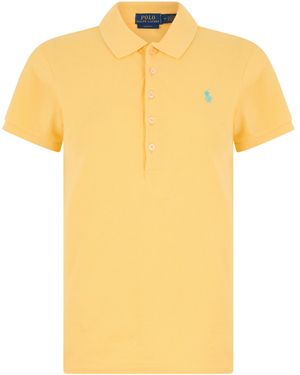 Polo Ralph Lauren Julie Slim Polo Shirt - Yellow
