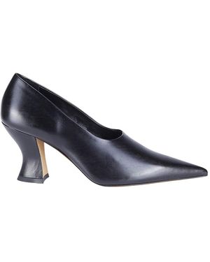 KHAITE Chunky-Heeled High Heels - Blue
