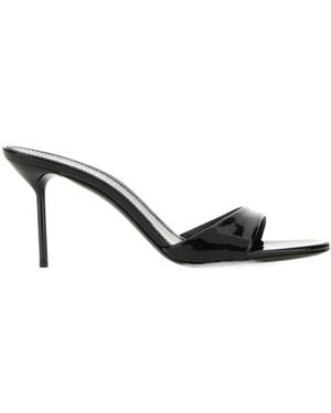 Paris Texas Lidia Stiletto Heel Mules - Black