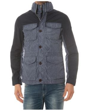 Armani Jeans Long Sleeve Denim Jacket - Grey