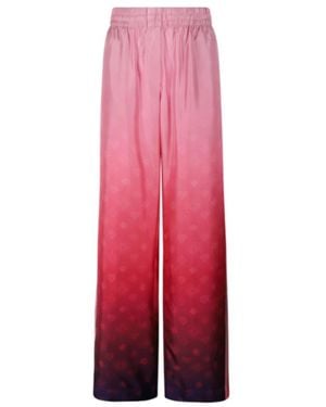 CASABLANCA Gradient Side Stripe Trousers - Red