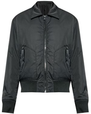 Balmain Nylon Bomber Jacket - Black