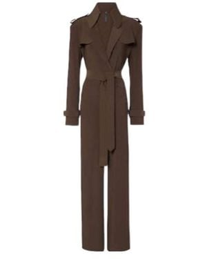 Norma Kamali Jersey Jumpsuit - Brown