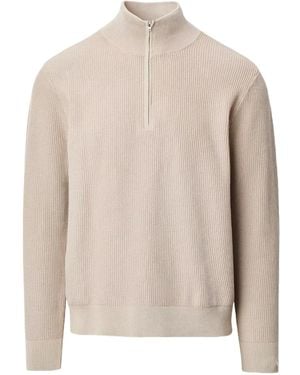 Rag & Bone Caden Quarter-Zip Sweater - Natural