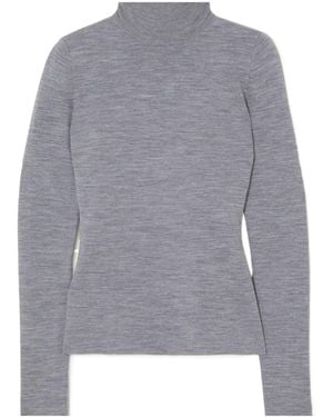 Gabriela Hearst May Roll-Neck Long-Sleeved Jumper - Grey