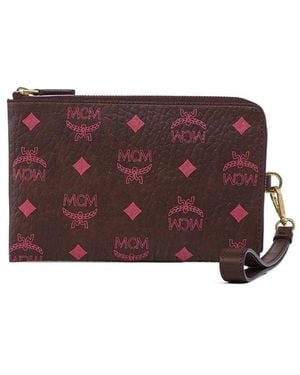 MCM Ottomar Travel Pouch - Red