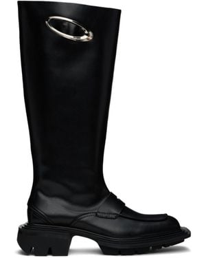 untitlab Reel Ring High Boots - Black