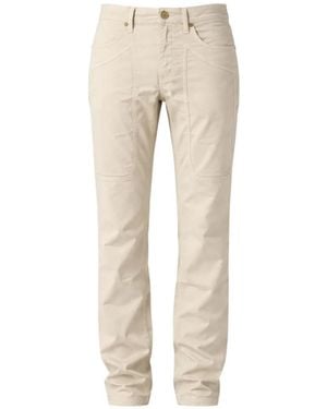 Jeckerson Panelled Trousers - Natural