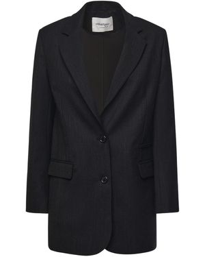 Ottod'Ame Ottod'Ame Two-Button Wool Jacket - Black