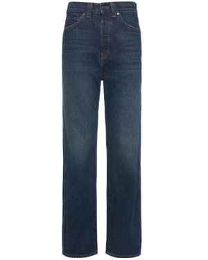 KHAITE Corben Denim Straight Jeans - Blue