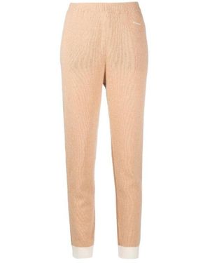 Marni Ribbed-Knit Cashmere Trousers - Natural