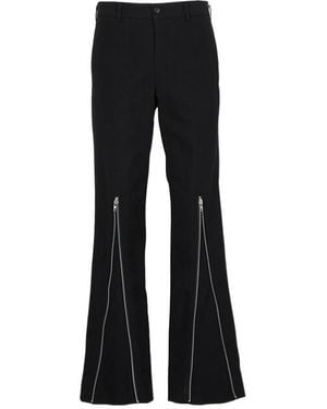 Comme des Garçons Comme Des Garçons Homme Plus Zip Detailed Trousers - Black