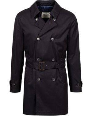 Herno Double-Breasted Casual Jacket - Blue