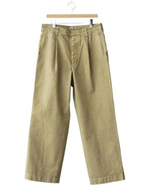 AURALEE Relaxed Chino Pants - White