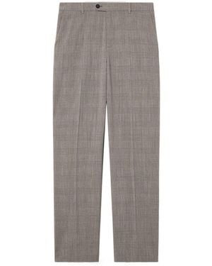 Golden Goose Checked Slim-Fit Trousers - Grey