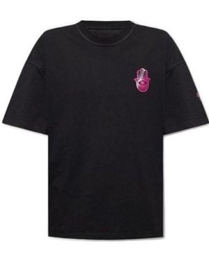 Stand Studio Logo Printed Crewneck T-Shirt - Black