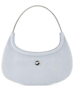 Coperni Ring Swipe Tote Bag - White