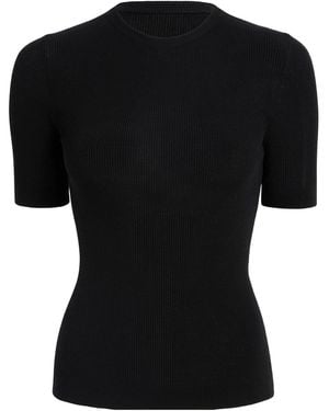 KHAITE Celina クルーネック Tシャツ - Black
