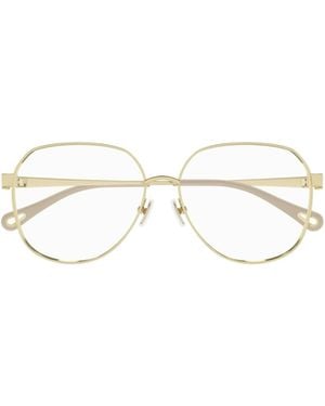 Chloé Chloé Eyewear Cat-Eye Glasses - White