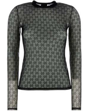 Gucci Logo Crew Neck T-Shirt - Black