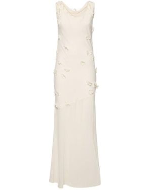 ROTATE BIRGER CHRISTENSEN Flower Embroidery Dress - White