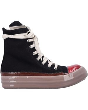 Rick Owens Round Toe High Top Casual Shoes - Multicolor