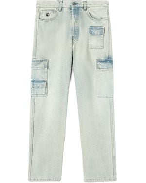 Ambush Slim Denim Cargo Jeans - Blue