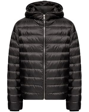 Moncler Moncler Rick Owens Ziplock Hooded Short Down Jacket - Black