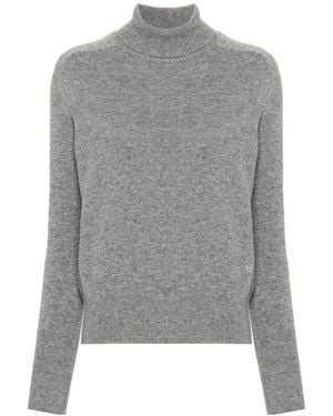 Victoria Beckham Polo Neck Jumper - Grey