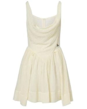 Vivienne Westwood Sunday Cotton Minidress - Natural