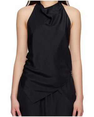 St. Agni Halter Top - Black
