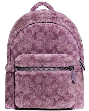 COACH Top Handle Backpack - Purple