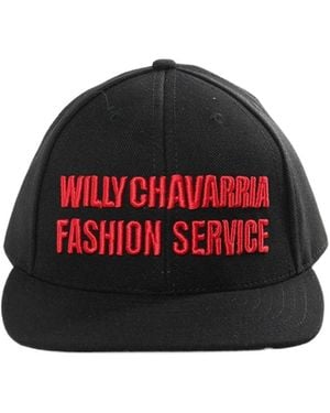 Willy Chavarria Fashion Service Logo Hat - Red