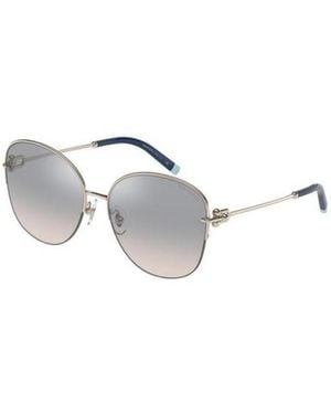 Tiffany & Co. Metal Frame Sunglasses - White