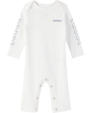 Off-White c/o Virgil Abloh Long-Sleeved Jumpsuit - White