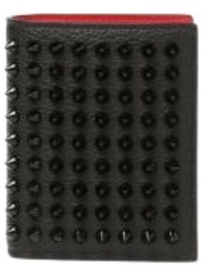 Christian Louboutin Paros Studded Wallet - Black