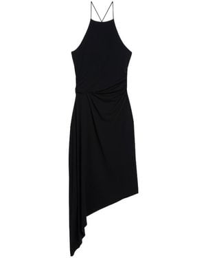 Celine Asymmetrical Dress - Black