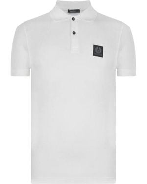 Belstaff Cotton Pique Polo - White