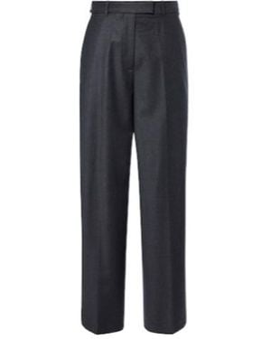 Rohe Wide-Leg Casual Trousers - Blue