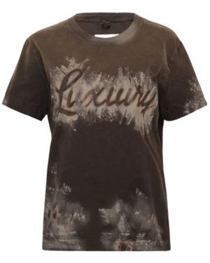 Doublet Luxury Mud Paint T-Shirt - Brown