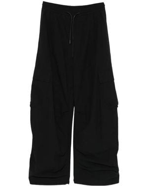 Juun.J Drawstring Casual Trousers - Black