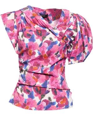 Isabel Marant Printed Top - Pink