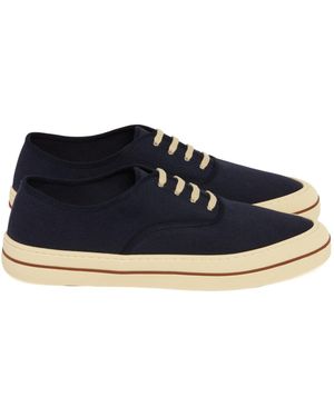 Loro Piana Lace-Up Trainers - Blue