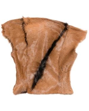 Magda Butrym Asymmetrical Top - Brown